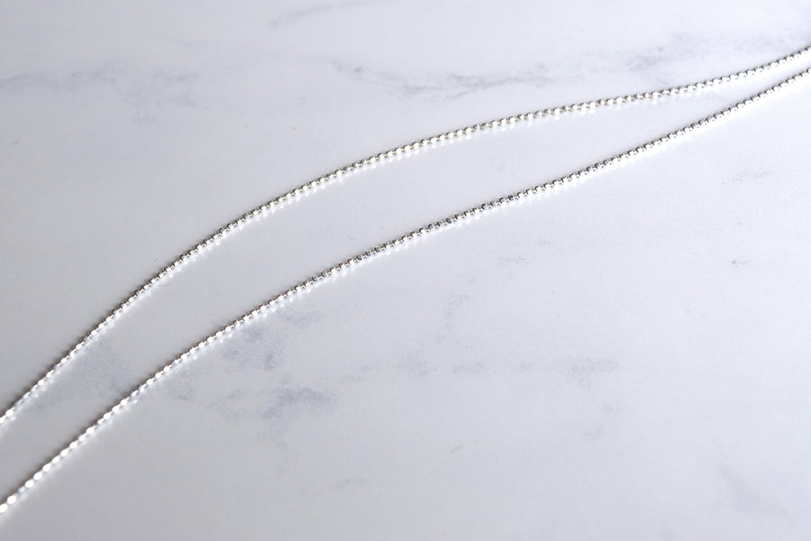 Diamond Cut Ball Chain Necklace